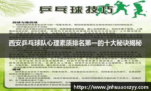 西安乒乓球队心理素质排名第一的十大秘诀揭秘